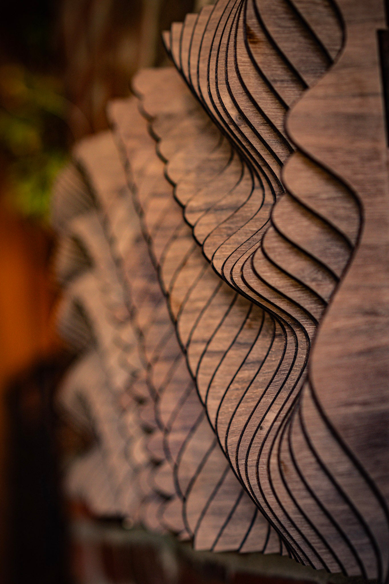 Parametric Wall Art - Walnut