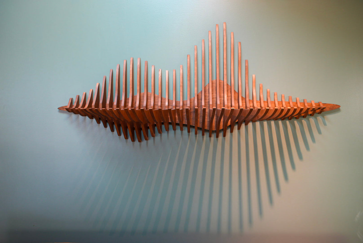 The Hanging Lake Shelf in Solid Cherry