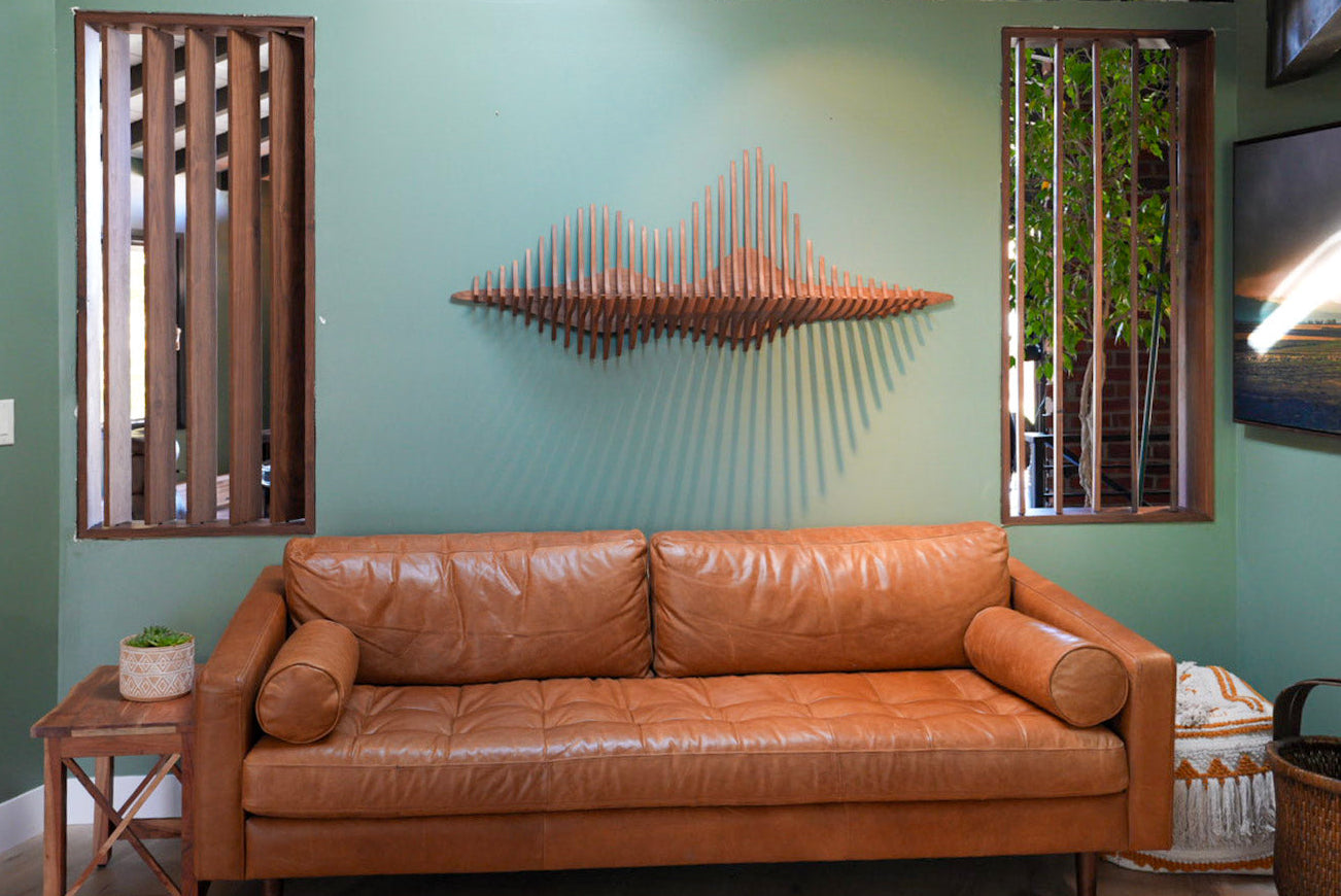 The Hanging Lake Shelf in Solid Cherry