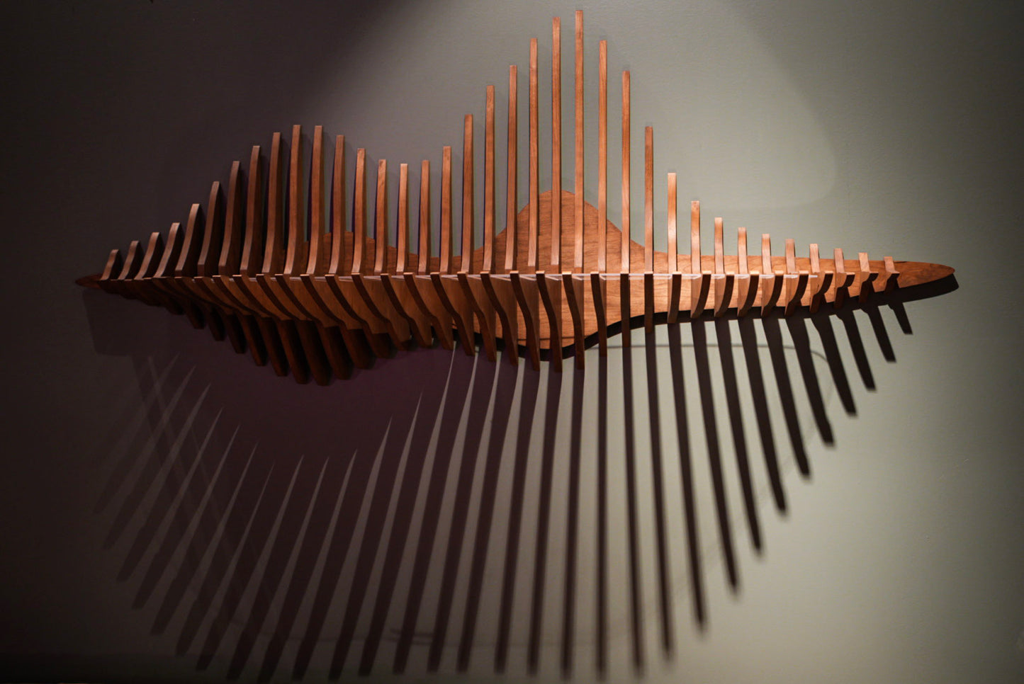 The Hanging Lake Shelf in Solid Cherry