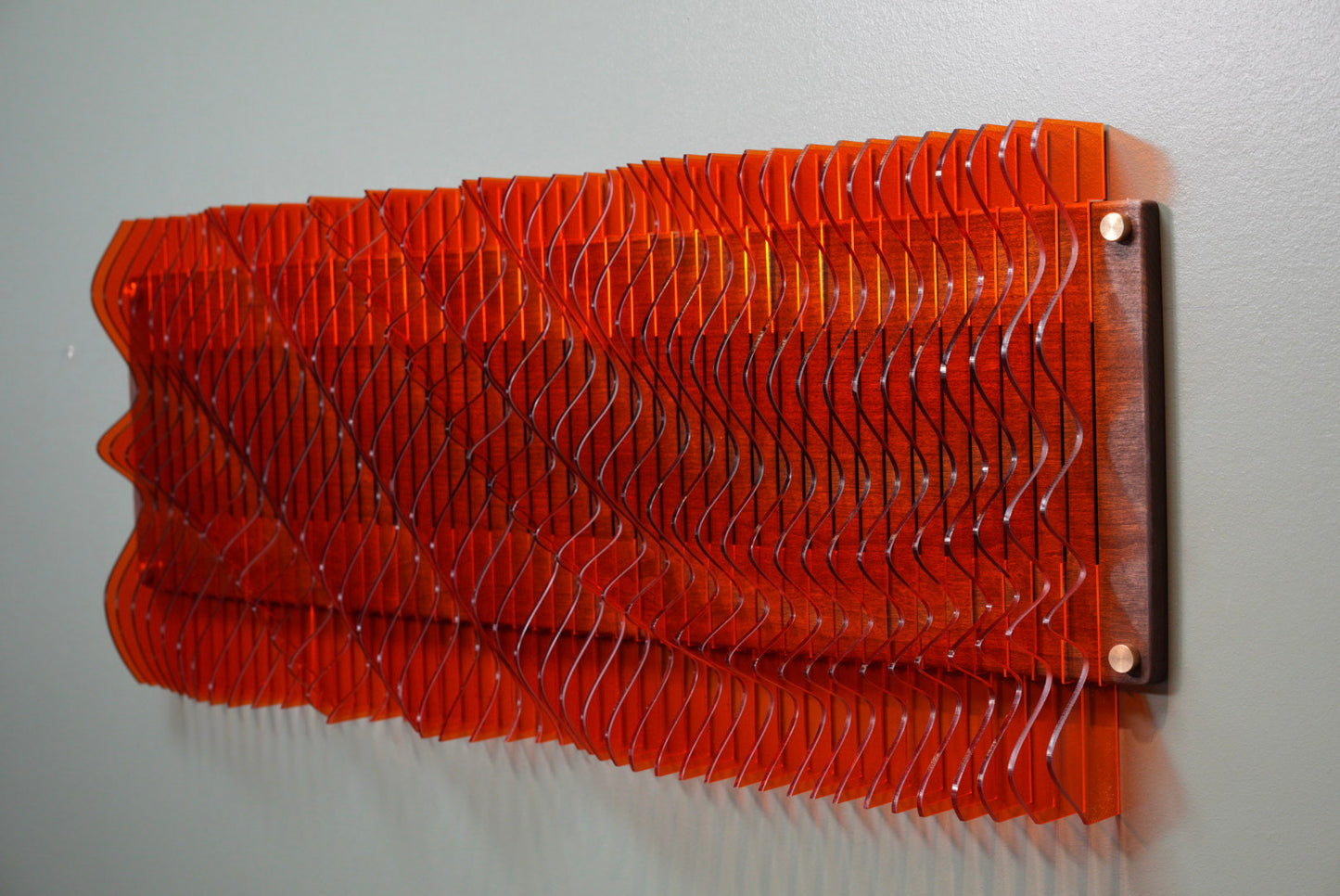 Parametric Wall Art - Burnt Orange