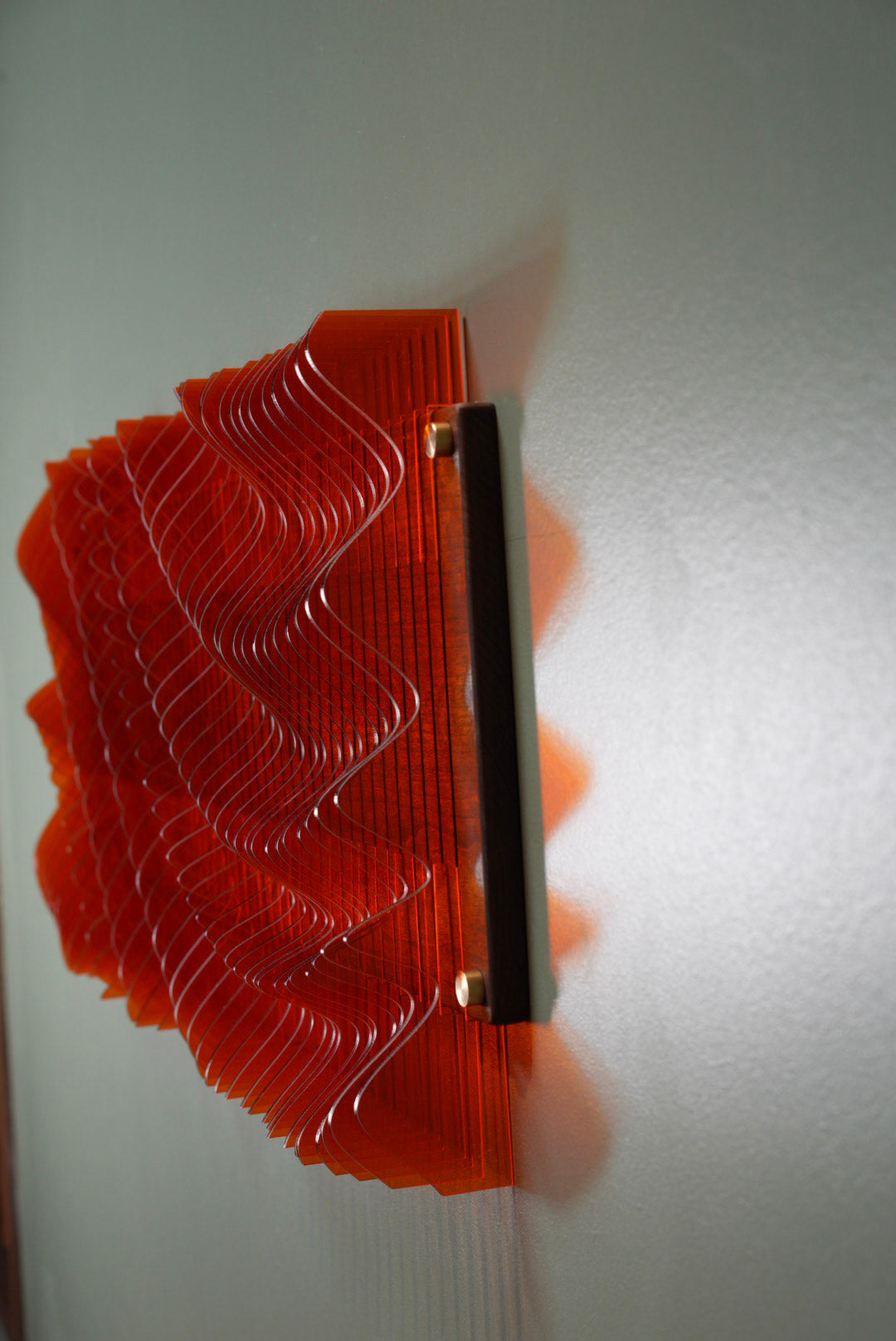Parametric Wall Art - Burnt Orange