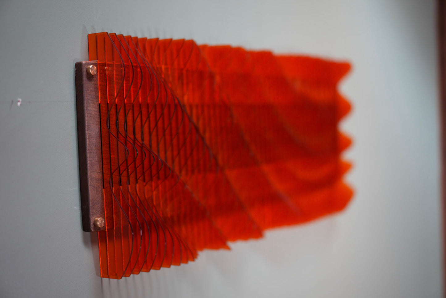 Parametric Wall Art - Burnt Orange