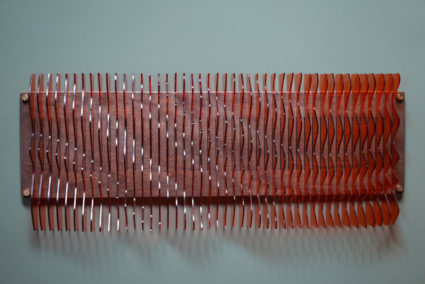 Parametric Wall Art - Burnt Orange