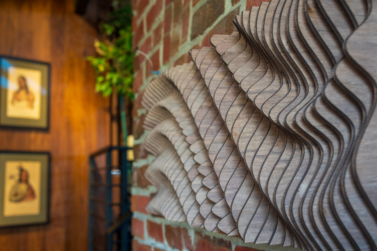 Parametric Wall Art - Walnut
