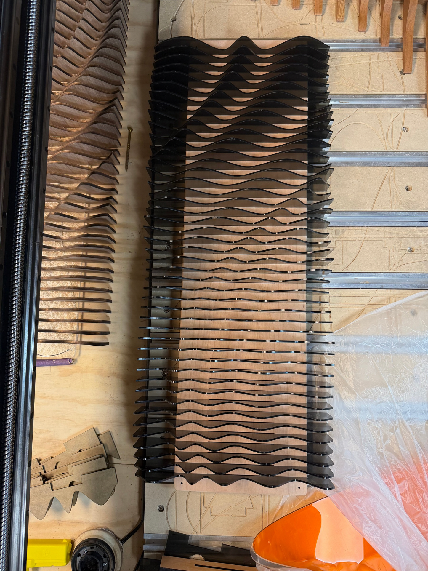 Parametric Wall Art - Smoke Black